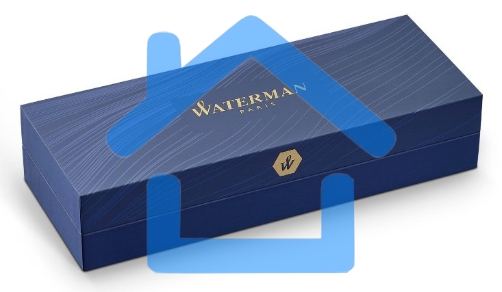 Ручка шариковая Waterman Hemisphere (CWS0920370) Steel GT M, синие чернила, подарочная коробка