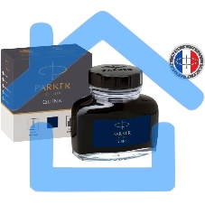 Флакон с чернилами Parker Quink Z13 (CW1950378) черный/синие чернила, 57мл для ручек перьевых