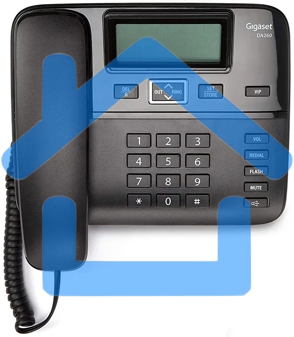 Телефон проводной Gigaset DA260 черный