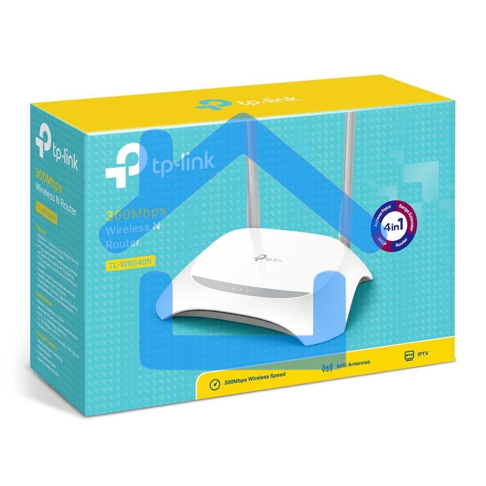 Роутер беспроводной TP-Link TL-WR840N N300 10/100BASE-TX белый