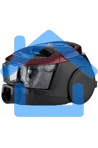 Пылесос Samsung VC18M31A0HP бордовый/черный, 380/1800 Вт, уборка сухая, пылесборник контейнер 2 л