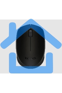 Мышь беспроводная Logitech B170 черный, 1000 dpi, радиоканал, USB, кнопки - 3