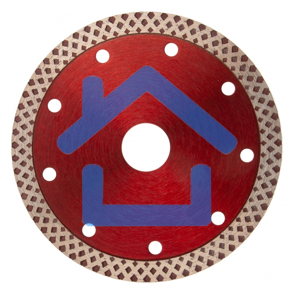 Диск алмазный отрезной Matrix сплошной, 125 х 22,2 мм, сухое/мокрое резание