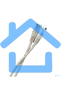 Коммутационный шнур Патч-корд литой Aopen/Qust ANP511 3M UTP кат.5е 3м серый