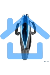 Сумка для ноутбука Сумка Continent CC-205Gb,(нейлон, серый, с голубой отстрочкой, 15,6'')