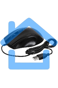 Мышь проводная Acer OMW020 черный, 1600 dpi, USB, кнопки - 4