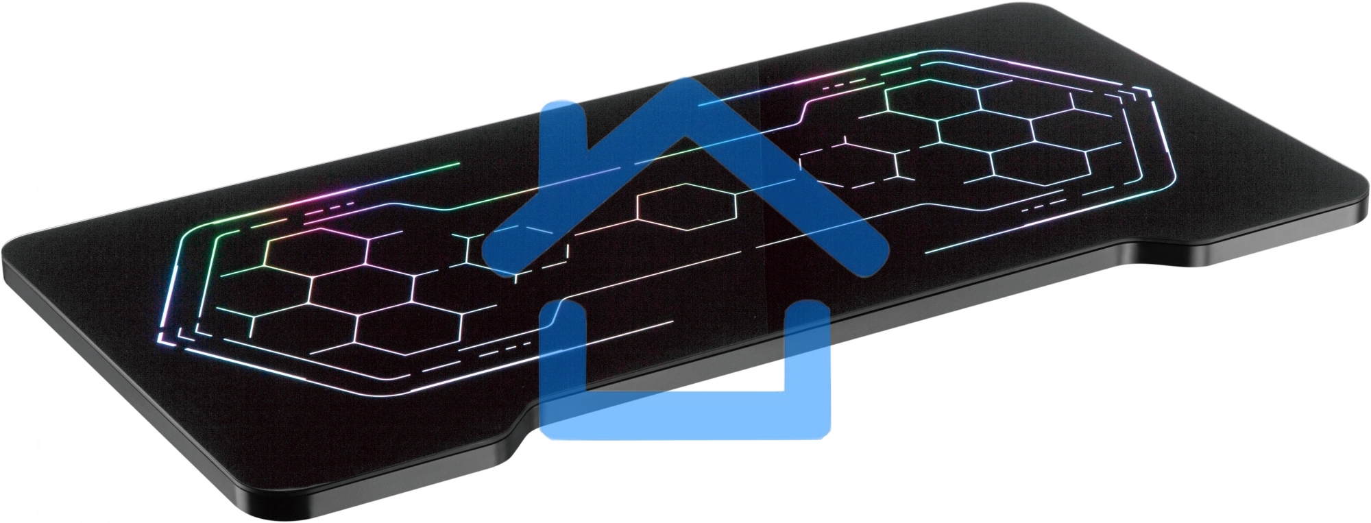 Столешница Cactus CS-DT-RGB-HEX 120x60x2.8см черный