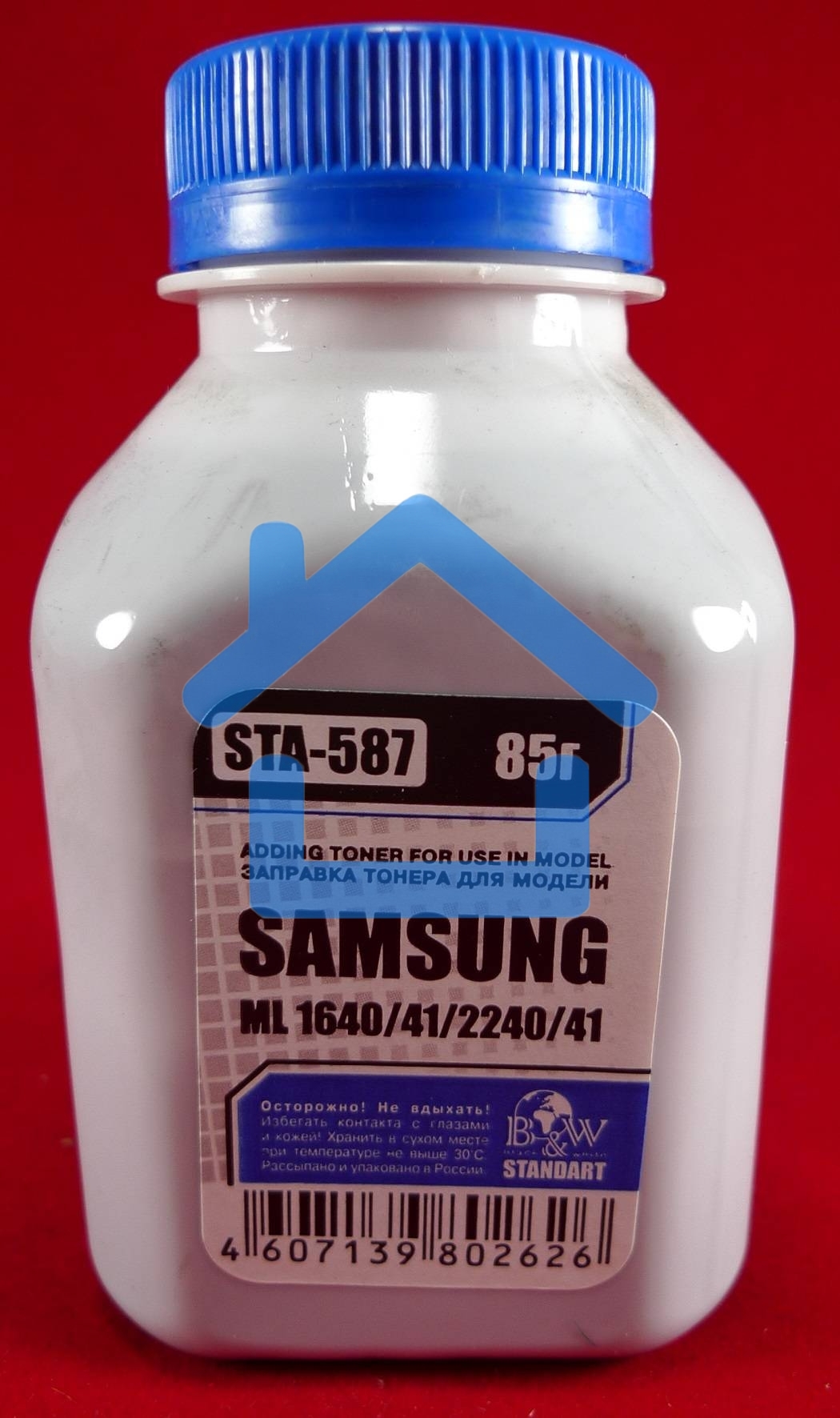 Тонер SAMSUNG ML-1640/41/1910/15/2240/41/SCX 4600/23 (фл, 85г) B&W Standart фас России