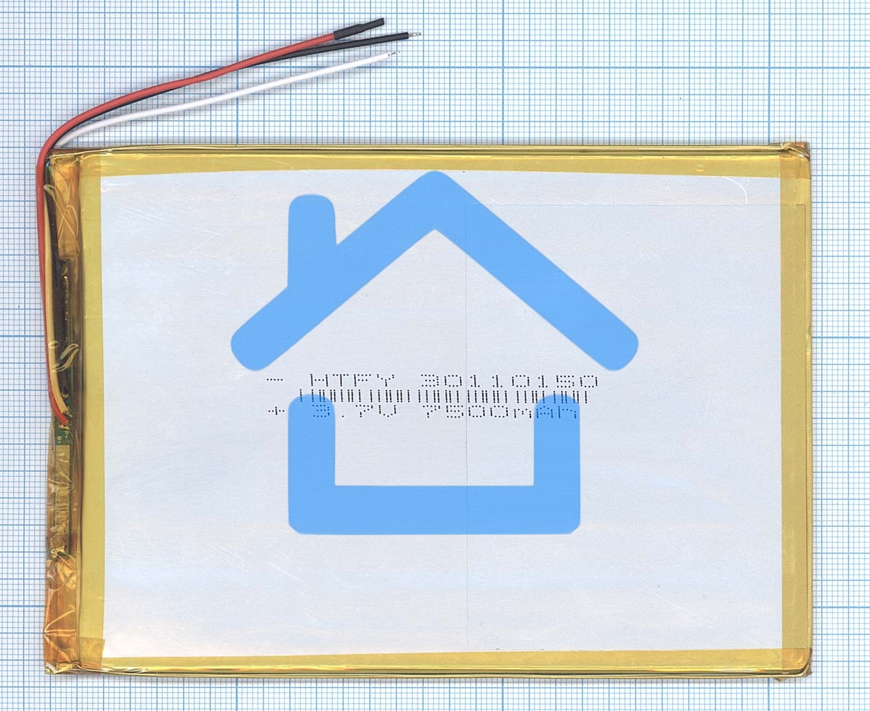 Аккумулятор Li-Pol (батарея) 3*110*150мм 3pin 3.7V/7500mAh