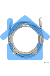 Коммутационный шнур Патч-корд литой Aopen/Qust ANP511 3M UTP кат.5е 3м серый