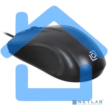Мышь проводная Oklick 185M черный, 1200 dpi, USB, кнопки - 3