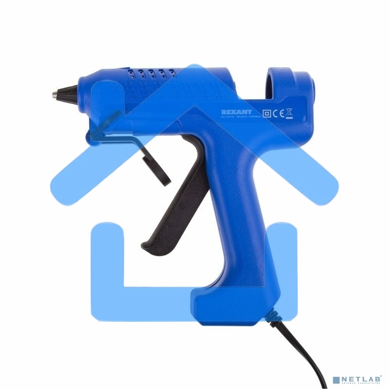 Пистолет клеевой Rexant, 100 Вт, Ø11 мм, ProfiMax, блистер