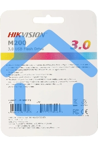 Флешка USB R/W 3.0 Hikvision HS-USB-M200/16G/U3 16Gb серебристый