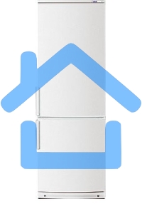 Холодильник Atlant XM-4024-000 белый двухкамерный 246/101л морозилка снизу