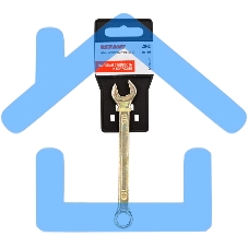 Ключ комбинированный Rexant 10 мм, желтый цинк