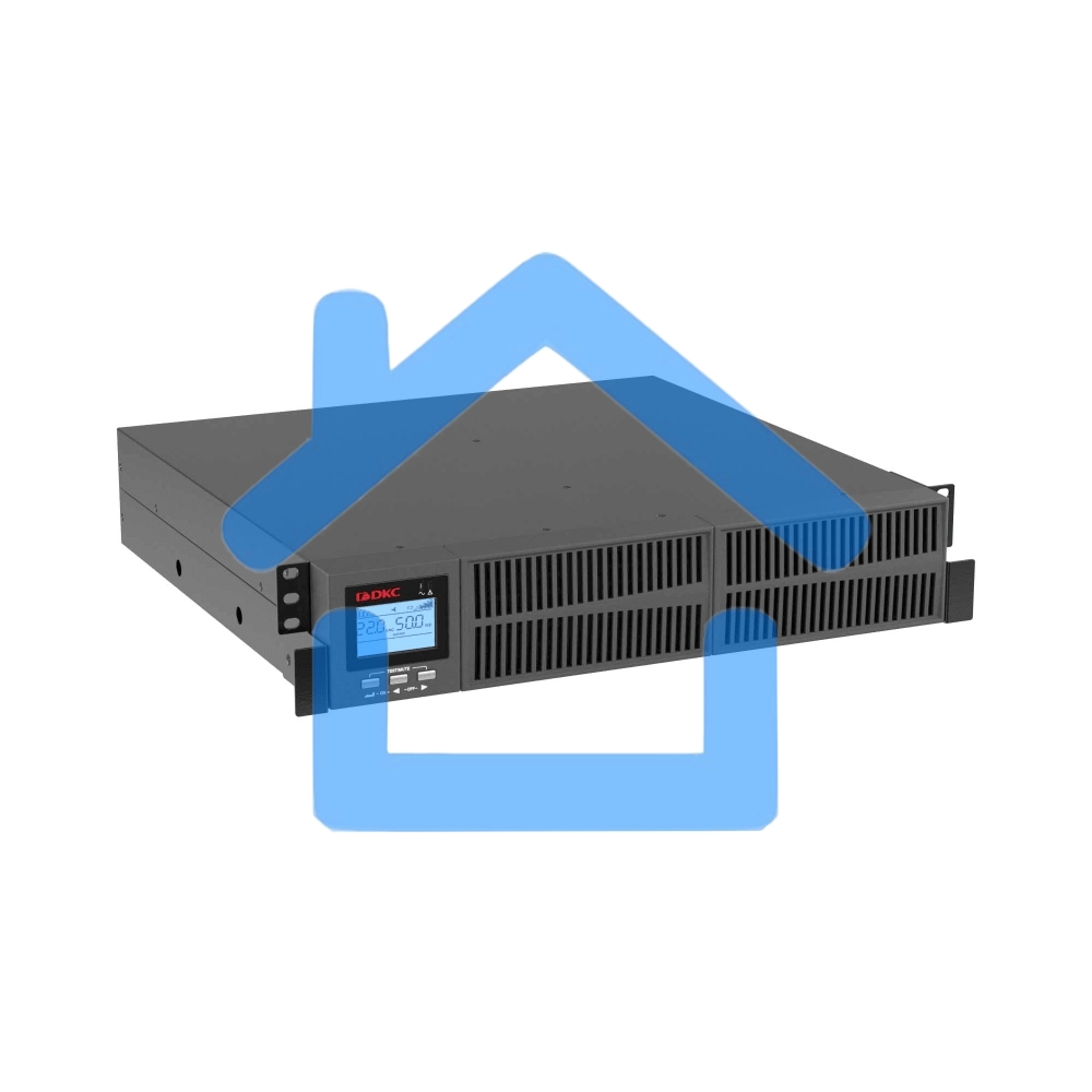 Источник бесперебойного питания Онлайн ИБП 1кВ.А 2х9А.ч IEC C13 (6) DKC SMALLR1A5I