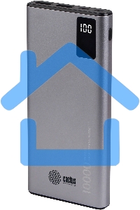 Портативный аккумулятор Cactus CS-PBFSLT-10000 10000mAh 3A 2xUSB серый