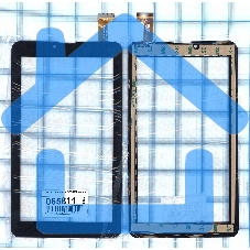 Сенсорное стекло (тачскрин) DH-0728A3-PG-FPC132, черное