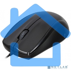 Мышь проводная Oklick 185M черный, 1200 dpi, USB, кнопки - 3