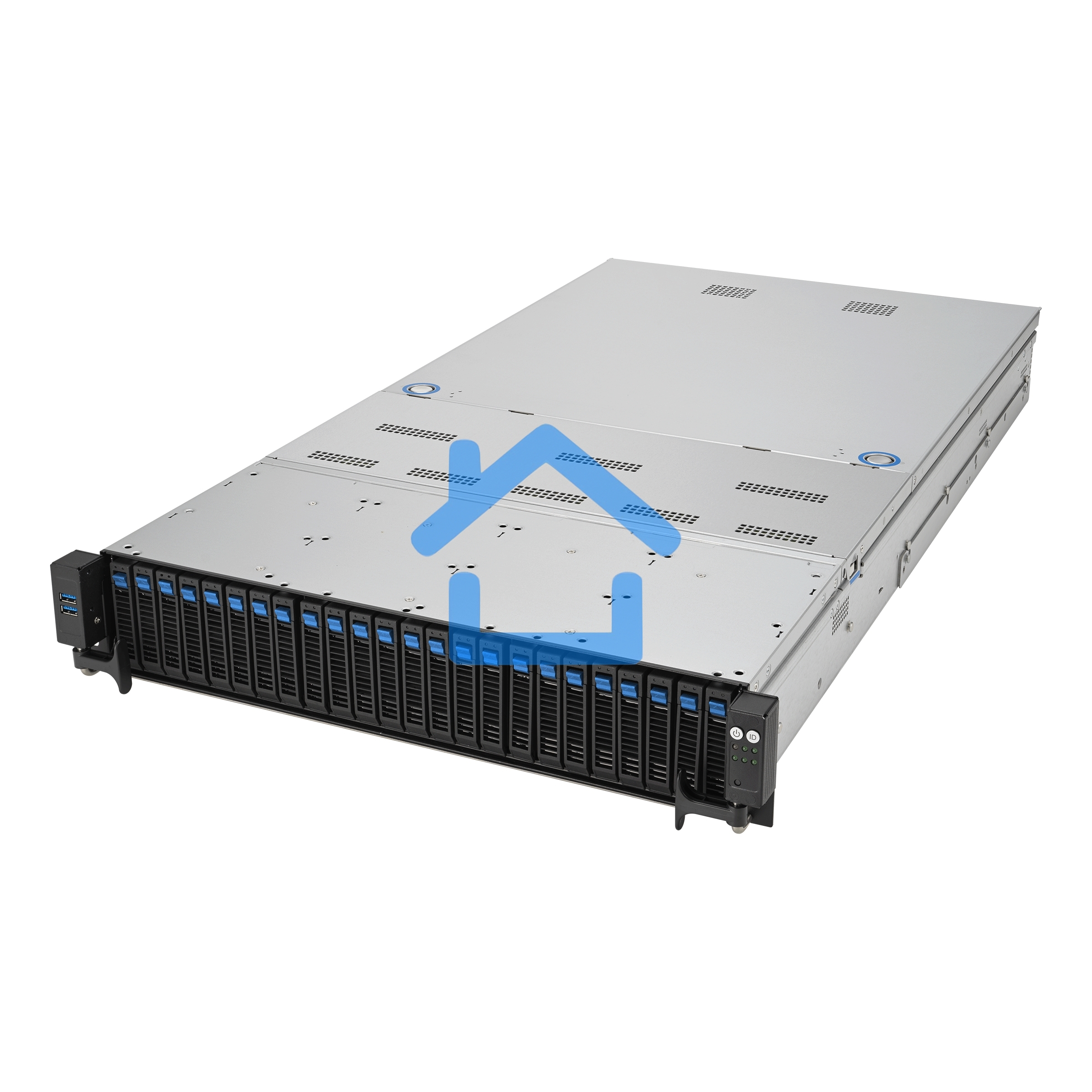 Серверная платформа ASUS RS720-E11-RS24U/10G/2.6KW/24NVMe/OCP/GPU