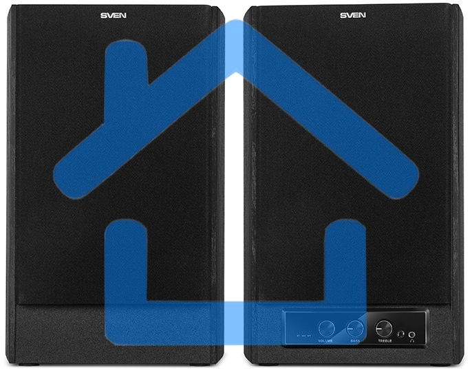 Акустическая система SVEN АС MC-30, черный (200 Вт, Bluetooth, пульт, Optical)