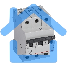 Выключатель автоматический модульный 3п C 40А 4.5кА RX3 Leg 419712