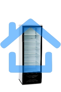 Холодильная витрина Бирюса Б-B310 черный фронт однокамерная 310л