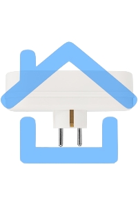 Набор тройников электрических линейных Rexant 16 А с заземлением, белый (2 шт./уп.)