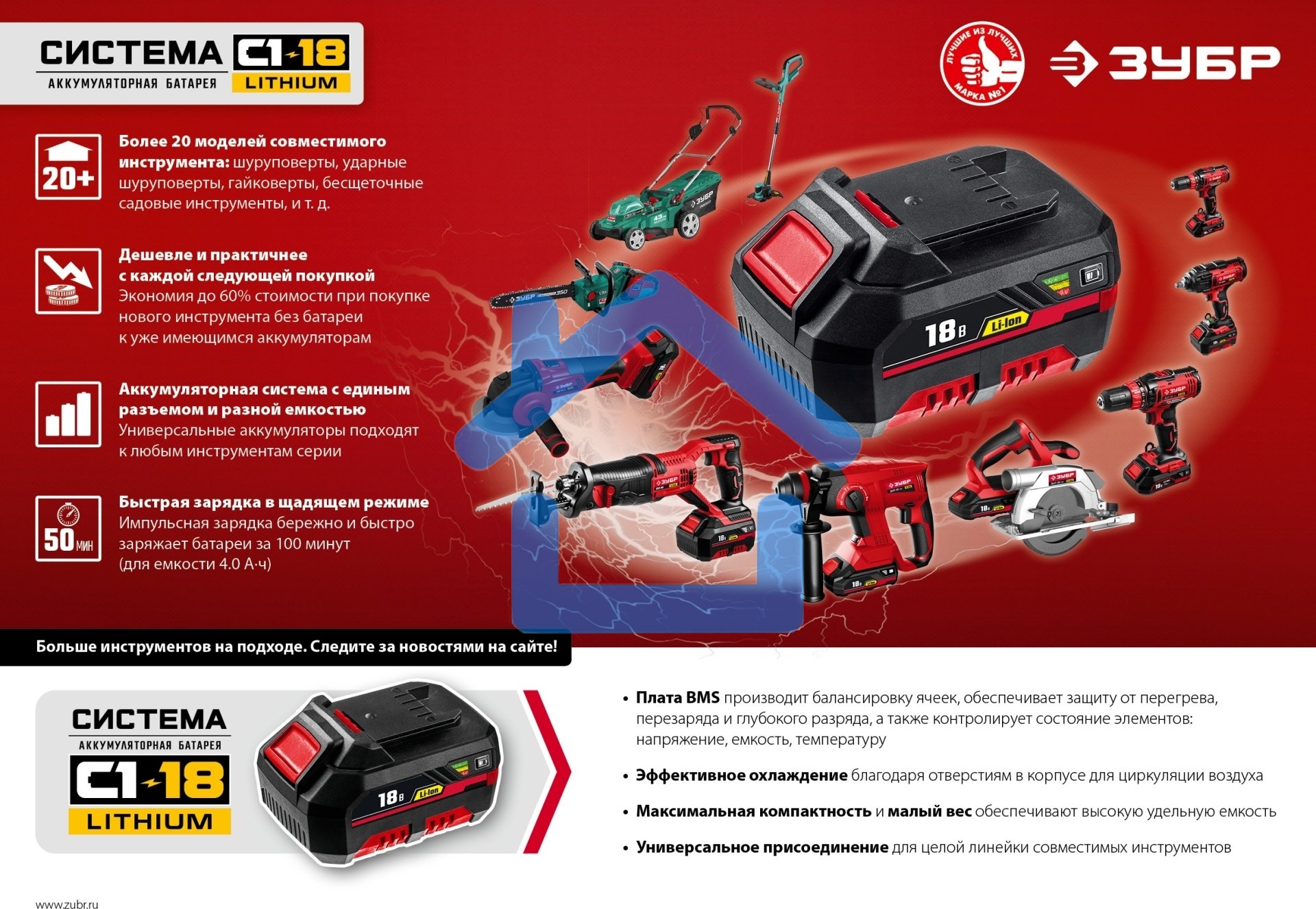 Дрель-шуруповерт ЗУБР ДШЛ-185, Аккумуляторная, 14,4В, Без АКБ и ЗУ