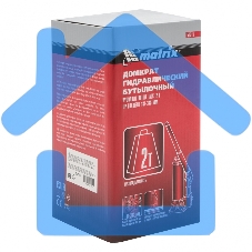 Домкрат Matrix бутылочный 2т h подъема 181–345мм