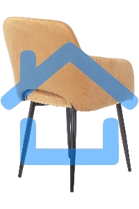 Кресло офисное Бюрократ CH-380F янтарный Italia 9, на ножках, металл черный