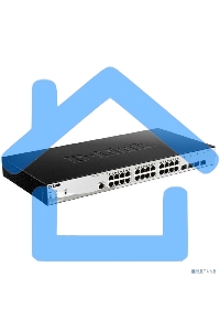 Коммутатор управляемый D-Link DGS-1210-28P/ME/B2A 2 уровня с 24 портами 10/100/1000Base-T и 4 портами 1000Base-X SFP (24 порта с поддержкой PoE 802.3af/802.3at (30 Вт), PoE-бюджет 193 Вт)