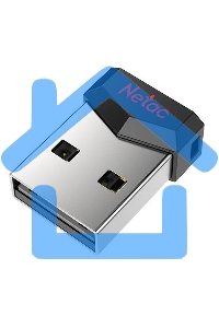 Флешка USB Netac UM81 32 Gb <NT03UM81N-032G-20BK>, USB 2.0, Ultra compact
