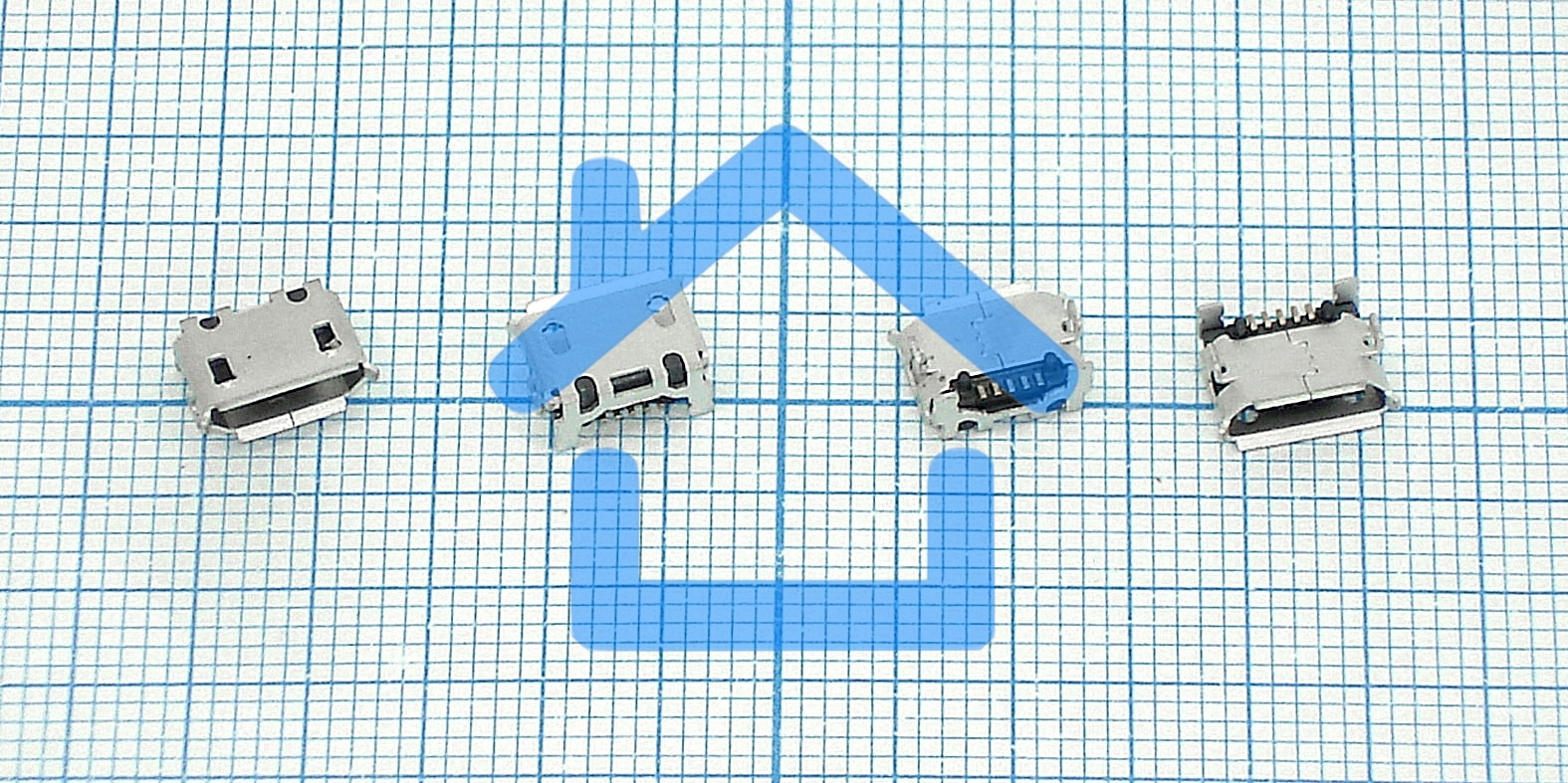 Разъем Micro USB для Samsung I8286, G355 (7 PIN)