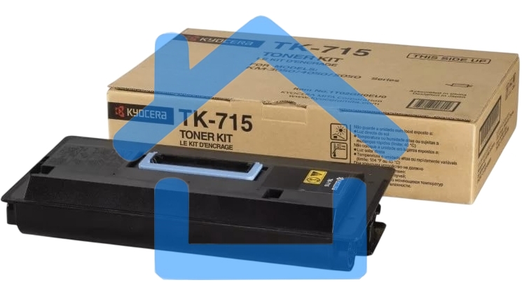 Картридж лазерный Kyocera TK-715 (1T02GR0EU0) черный для KM-3050/4050/5050 34000 стр.