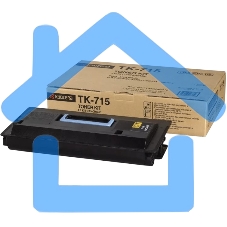 Картридж лазерный Kyocera TK-715 (1T02GR0EU0) черный для KM-3050/4050/5050 34000 стр.