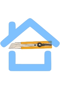 Нож OLFA с выдвижным лезвием, с резиновыми накладками, 25мм OL-H-1