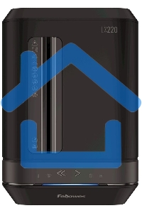 Шредер Fellowes PowerShred LX220 черный (секр.P-4)/перекрестный/20лист./30лтр./скрепки/скобы/пл.карты