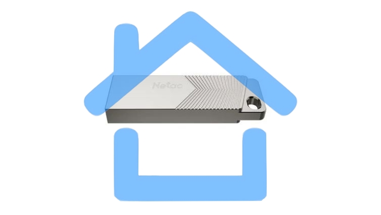 Флешка USB Netac UM1 64 Gb <NT03UM1N-064G-32PN>, USB 3.2