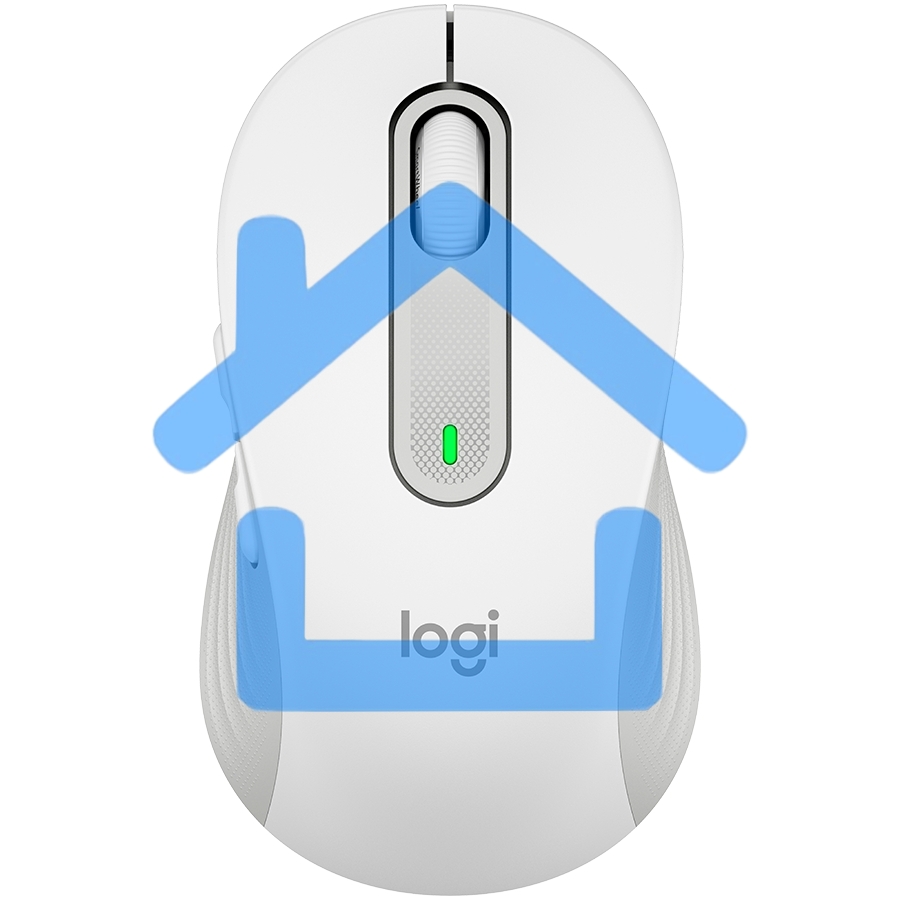 Мышь беспроводная Logitech Signature M650 белый, 4000 dpi, радиоканал, Bluetooth, USB, кнопки - 5