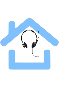 Наушники с микрофоном Logitech 960 черный 2.4м накладные оголовье (981-000100)