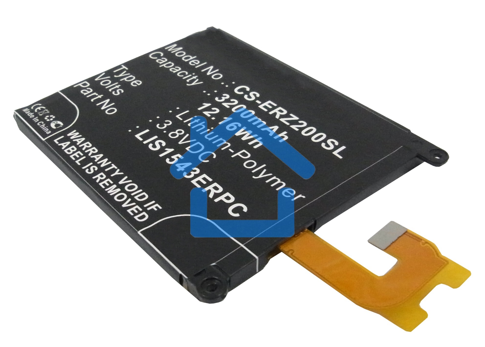 Аккумулятор CameronSino CS-ERZ200SL LIS1543ERPC для Sony Xperia Z2 D6503 3.8V / 3200mAh / 12.16Wh
