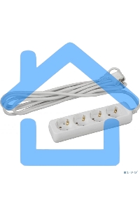 Удлинитель 4 гнезда 5м с/з U-4e-5m ПВС Б0028375 ЭРА