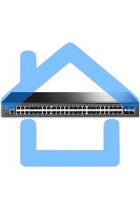 Коммутатор Jetstream 48-port gigabit L2+ managed switch with 4-gigabit uplink ports, 48 10/100/1000Mbps RJ-45 port, 4 1000Mbps SFP slots