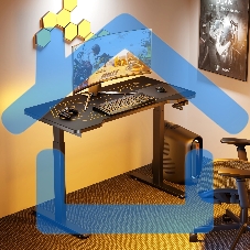 Столешница Cactus CS-DT-RGB-HEX 120x60x2.8см черный