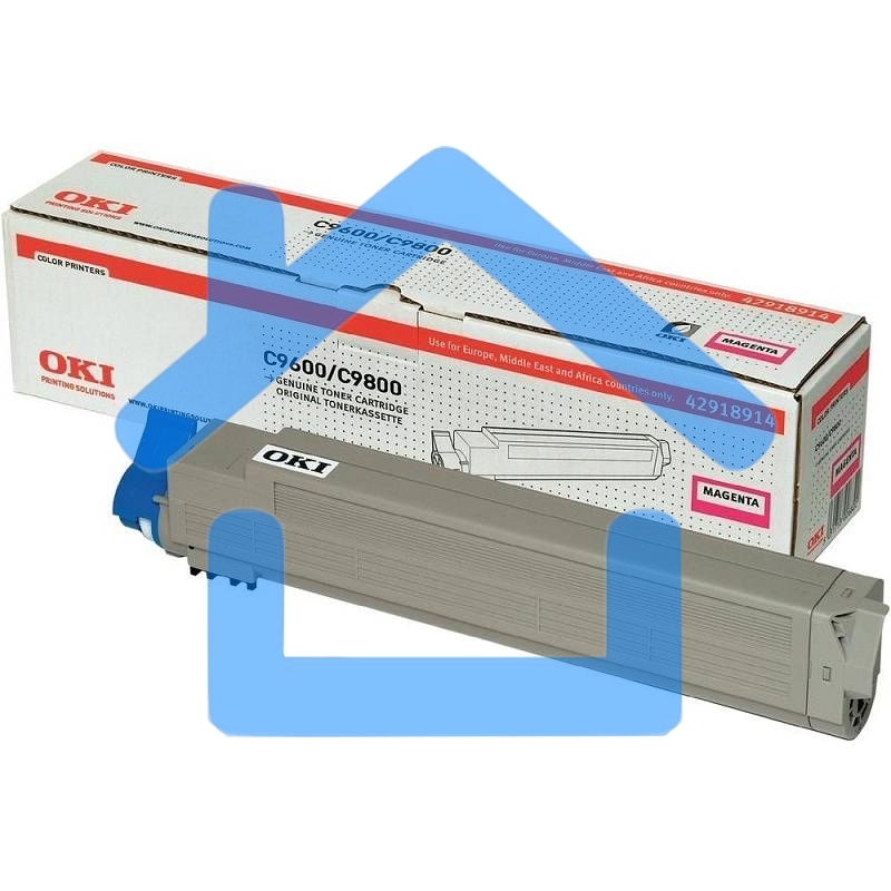 Картридж лазерный Oki C9600/9800 пурпурный 15K (42918914/42918962)