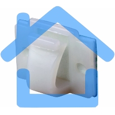 Площадка самоклеящаяся c клипсой под шлейф Rexant (ПКШ) 20х14 мм, упаковка 100 шт.