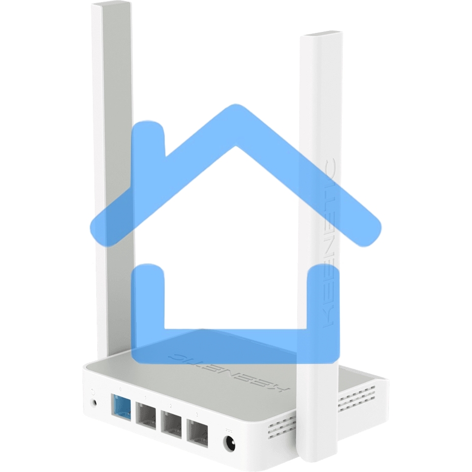 Роутер беспроводной Keenetic Start (KN-1112)с Mesh Wi-Fi N300, Smart-коммутатором