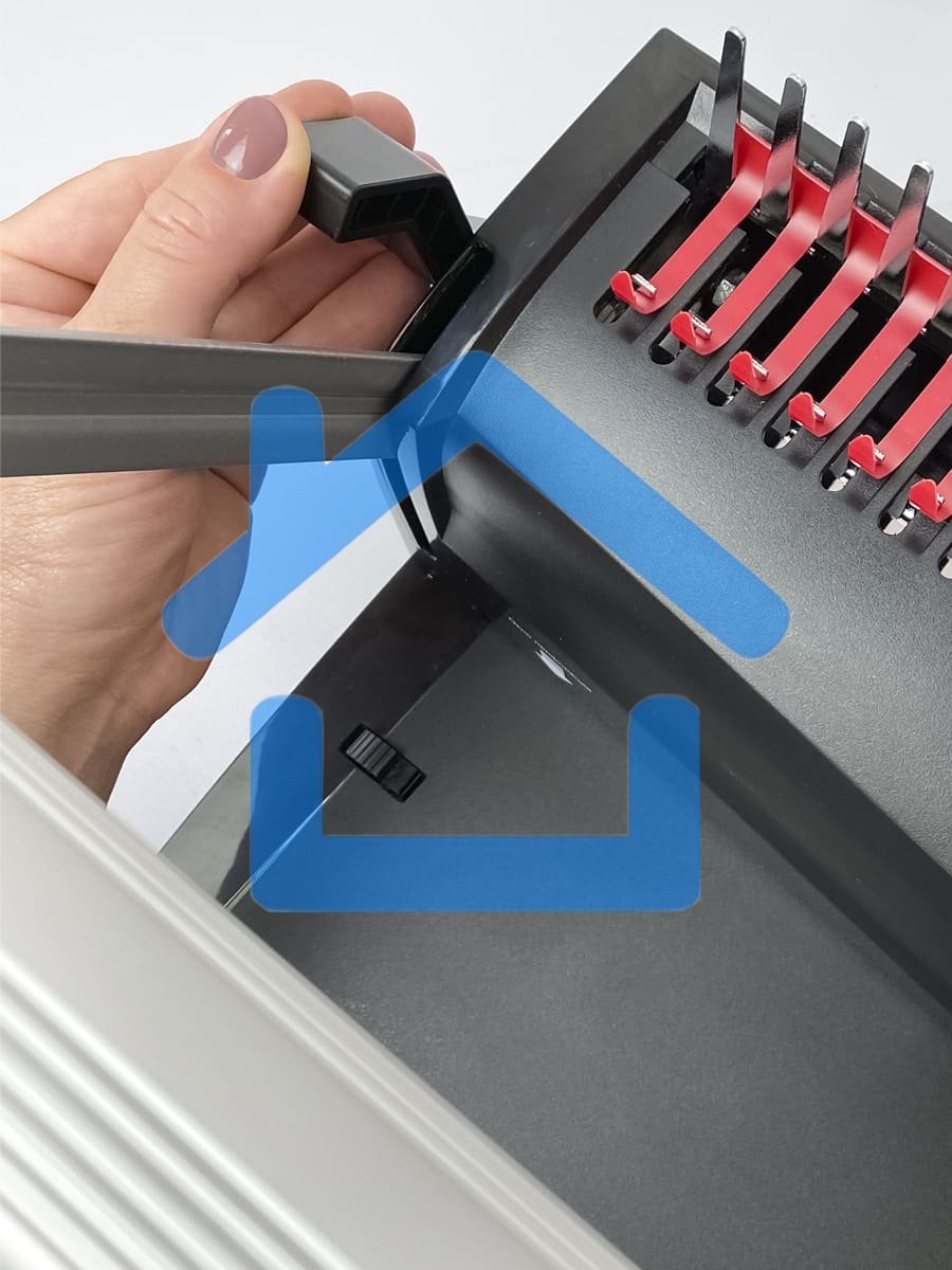 Переплетчик Heleos БП-22 A4/перф.13л.сшив/макс.500л./пластик.пруж. (6-51мм)