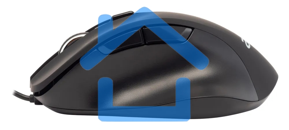 Мышь проводная Acer OMW120 черный, 2000 dpi, USB, кнопки - 6